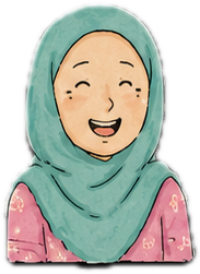Baji laughing with delight
